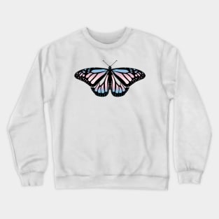 Trans Pride Butterfly Crewneck Sweatshirt